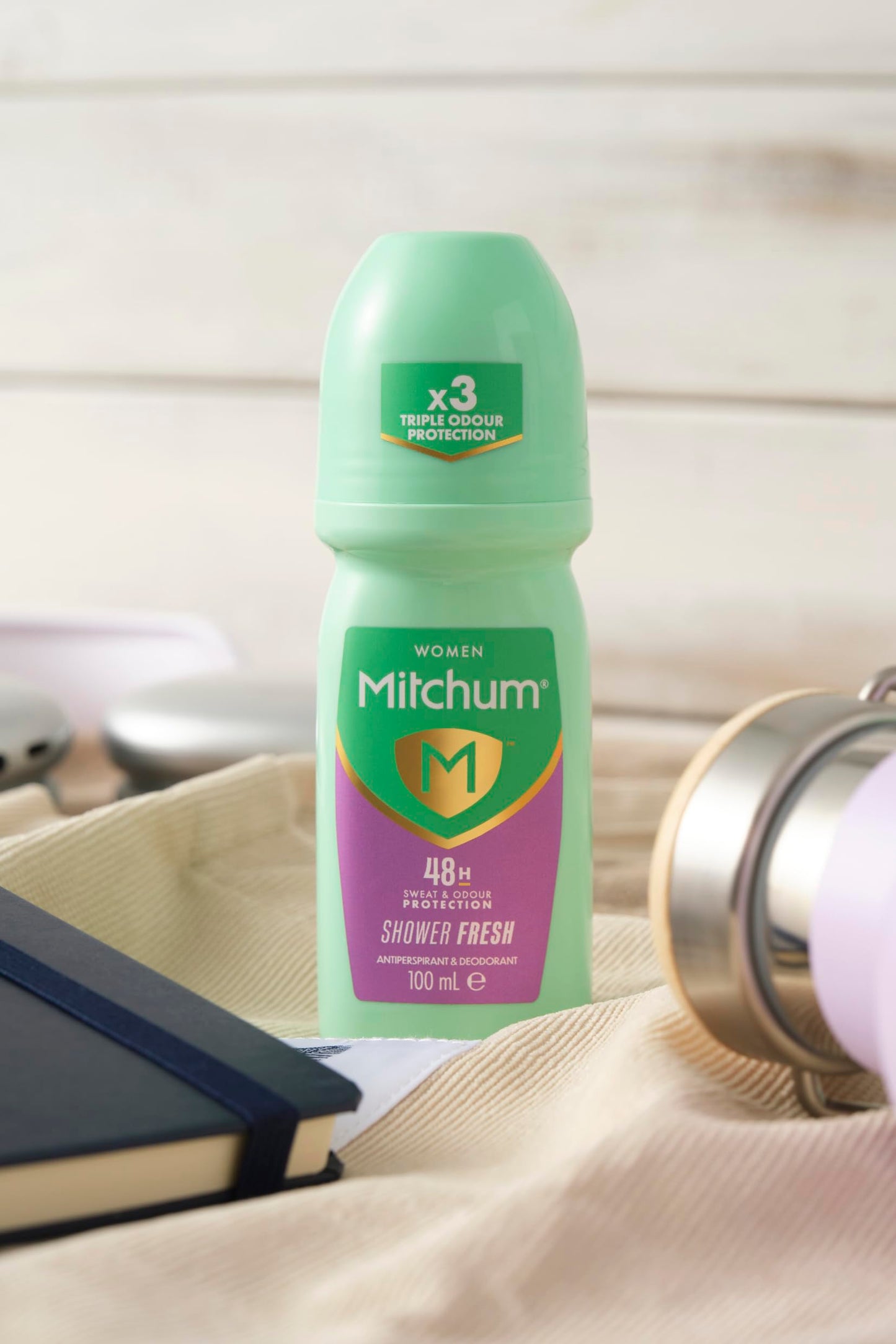 Mitchum Women 48HR Protection Roll-On Deodorant & Antiperspirant, 100ml, pack of 2 Beauty and Personal Care Mitchum