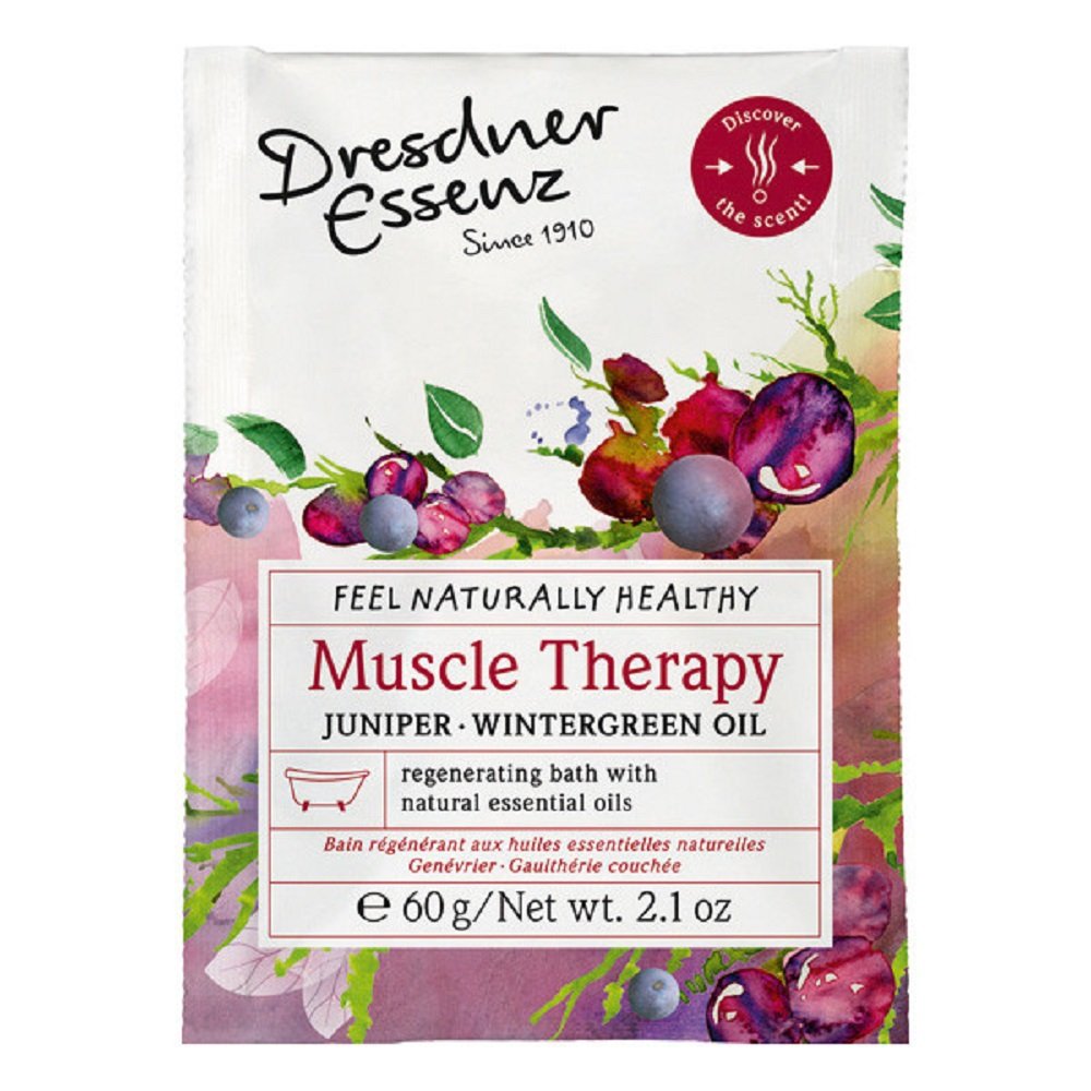 European Soaps Juniper Wintergreen Oil Dresdner Health Bath Packet Beauty and Personal Care Dresdner Essenz