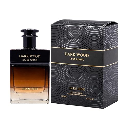 Jean Rish Dark Wood Perfume for Men Eau De Parfum, Long-Lasting Luxury Fragrance, Made In USA - Saffron, Oud, Bergamot Scent - 100ml / 3.4 oz Beauty & Personal Care Jean Rish