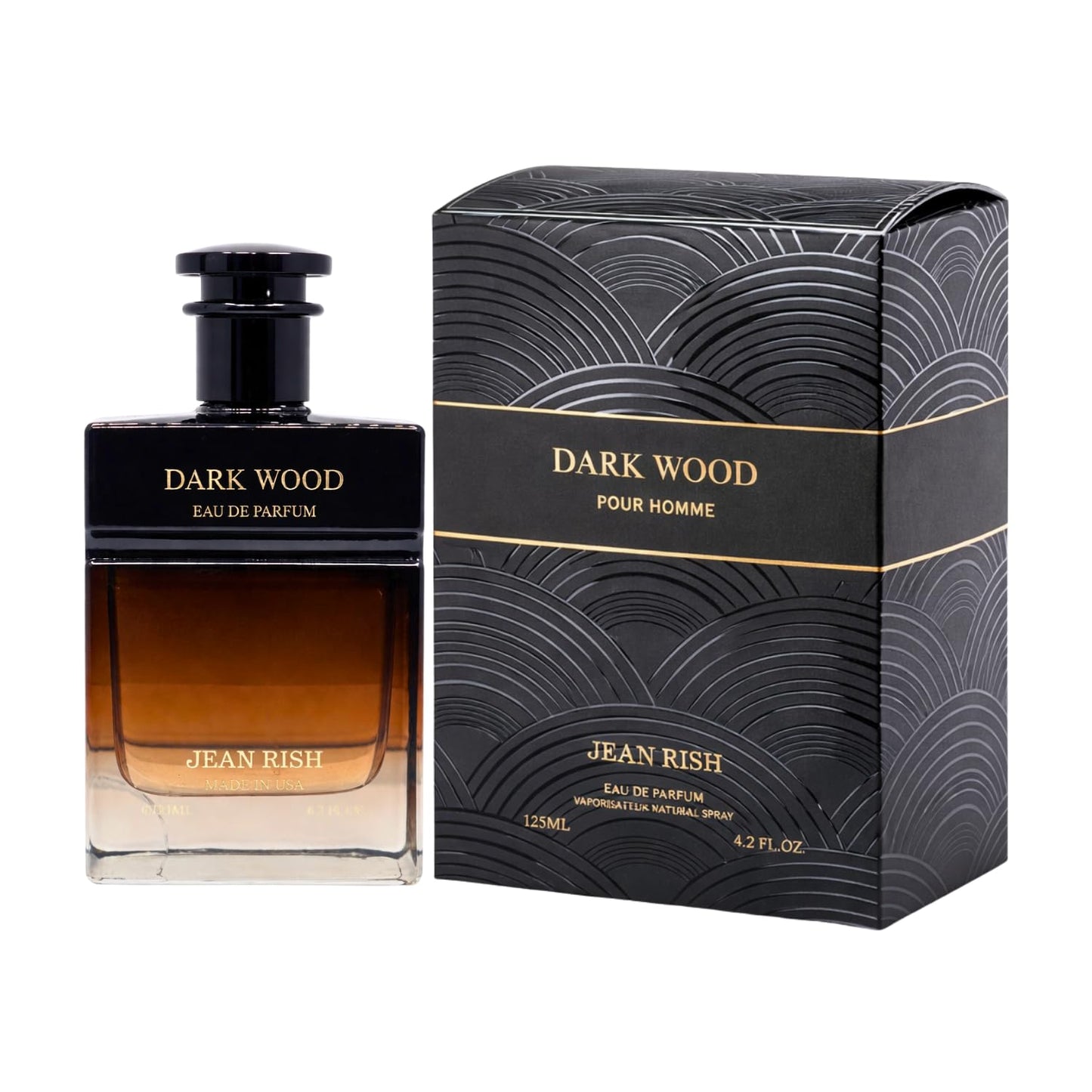 Jean Rish Dark Wood Perfume for Men Eau De Parfum, Long-Lasting Luxury Fragrance, Made In USA - Saffron, Oud, Bergamot Scent - 100ml / 3.4 oz Beauty & Personal Care Jean Rish