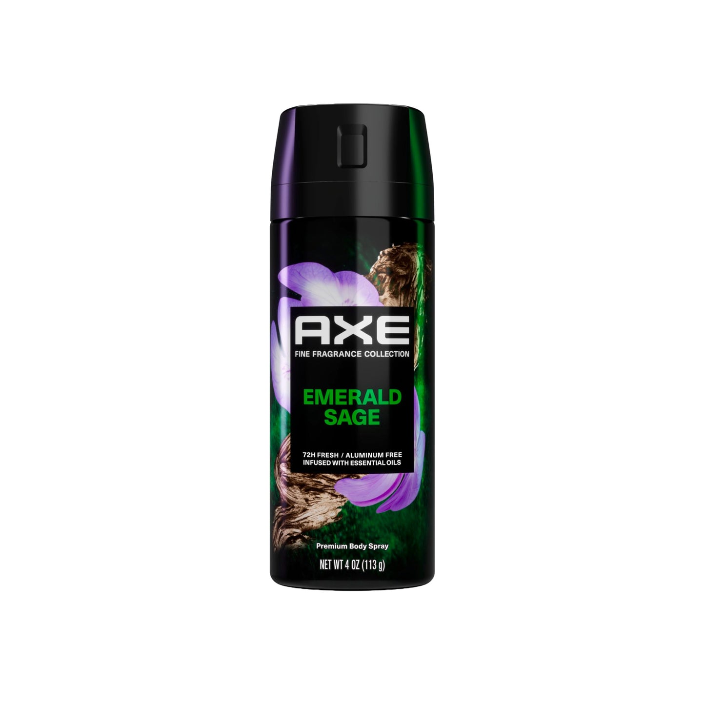 AXE Fine Fragrance Collection Premium Deodorant Body Spray for Men Emerald Sage with 72H Odor Protection and Freshness Infused with Geranium, Cedar Beauty and Personal Care AXE