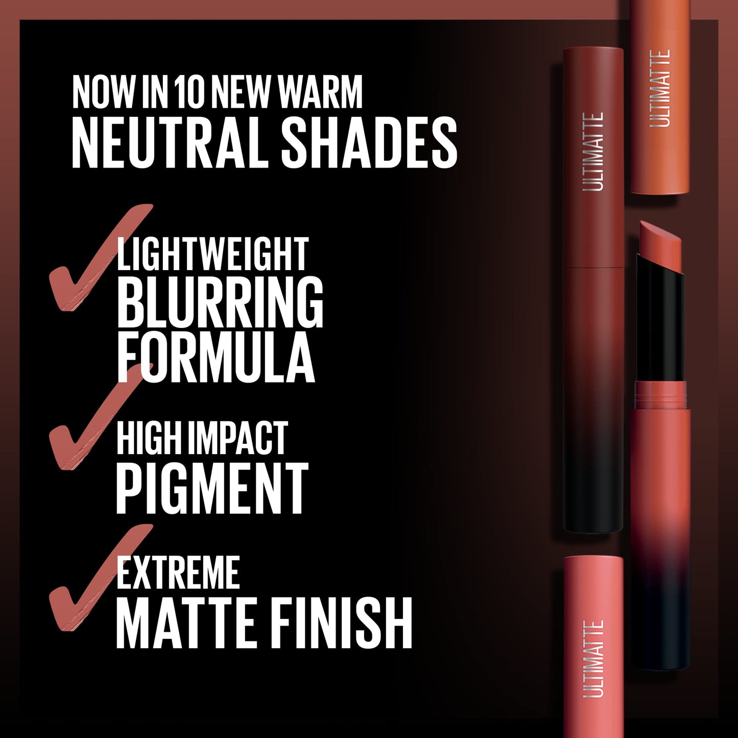 Maybelline Color Sensational Ultimatte Matte Lipstick, Non-Drying, Intense Color Pigment, More Stone, Rosey Mauve, 1 Count Beauty & Personal Care MAYBELLINE