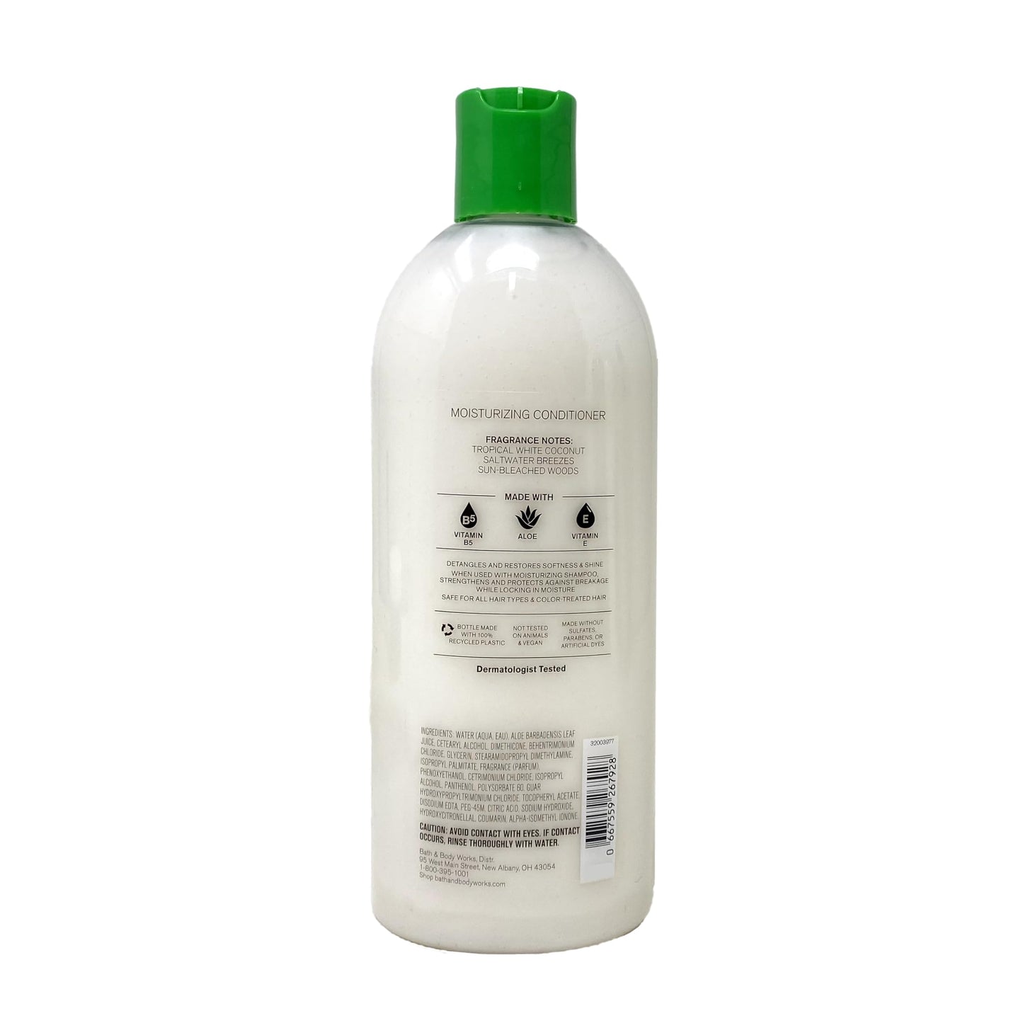 Bath & Body Works Waikiki Beach Coconut - Moisturizing Shampoo and Moisturizing Conditioner with a Himalayan Salts Springs Sample Soap Beauty & Personal Care Bath & Body Works