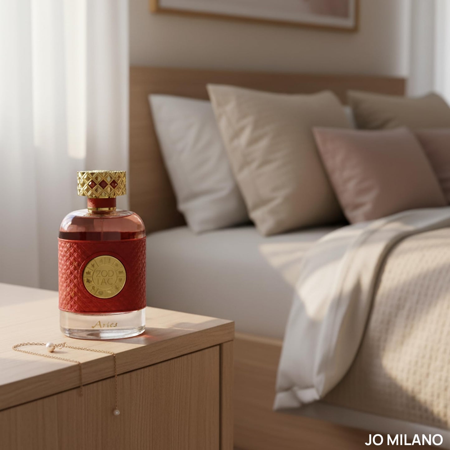 Jo Milano Zodiac Aries Eau De Parfum Spray | 3.4 oz (100ml) | Sweet, Oud, Amber, Saffron, Smoky Scent | Long Lasting Fragrance for Women Beauty & Personal Care Jo Milano