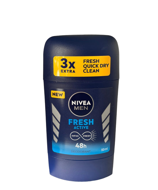 Nivea Men Fresh Active Stick Deodorant - 50 ml Beauty and Personal Care NIVEA