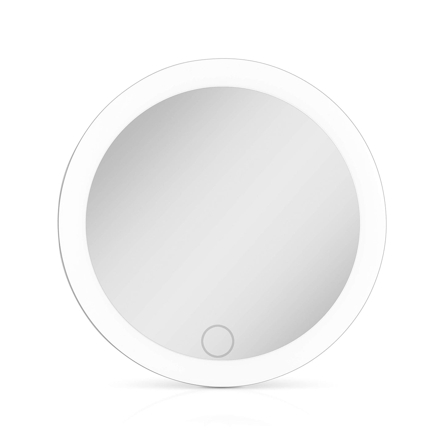 Zadro 4" Round LED Mirror Makeup Travel Mirror with Light Rechargeable Compact Mirror for Purses Portable Carrying Pouch Beauty & Personal Care Zadro