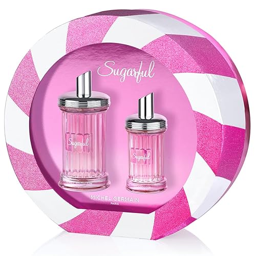 Michel Germain Sugarful Eau de Parfum, Notes of Wild Strawberry, Pink Peony, Pink Cotton Candy, Vanilla, 2-Piece Gift Set Beauty & Personal Care Michel Germain