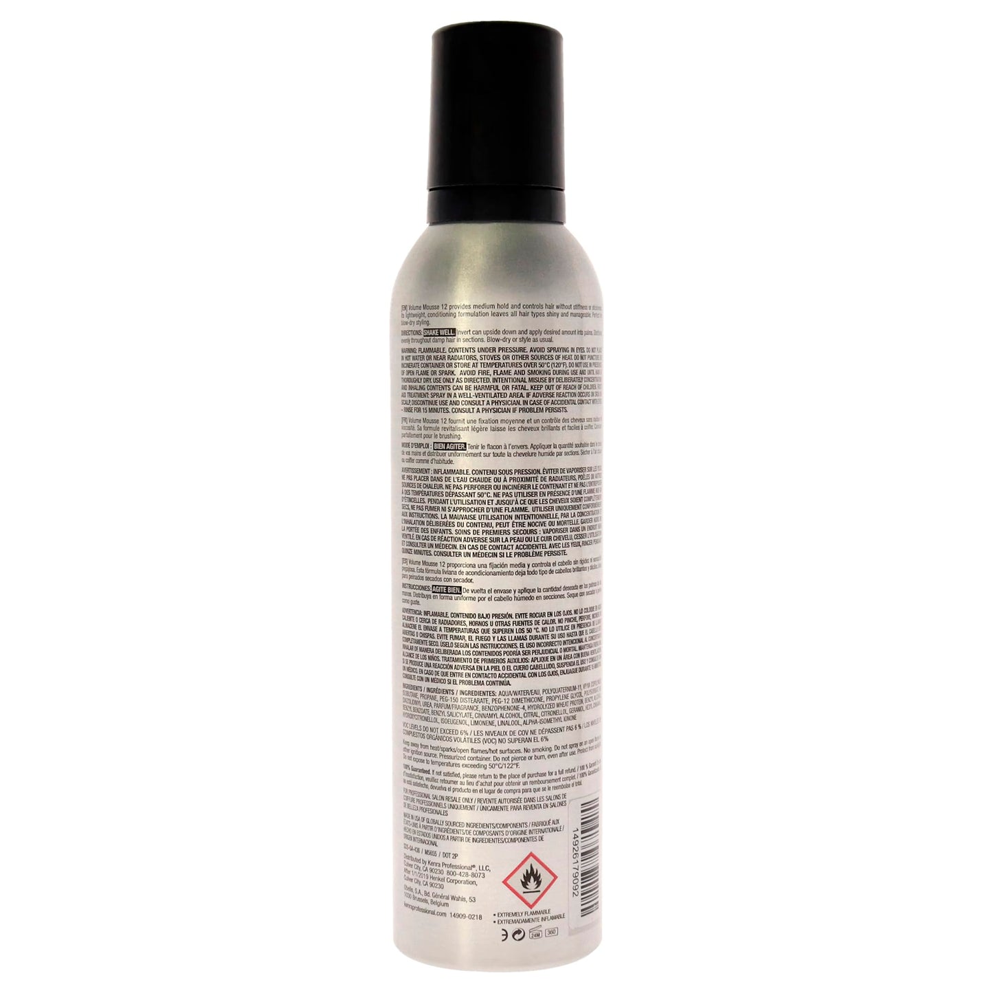 Kenra Professional Volume Mousse 12 | Medium Hold Mousse | Non-Drying, Non-Flaking Lightweight Formulation |Styling Control Without Stiffness Or Beauty & Personal Care Kenra