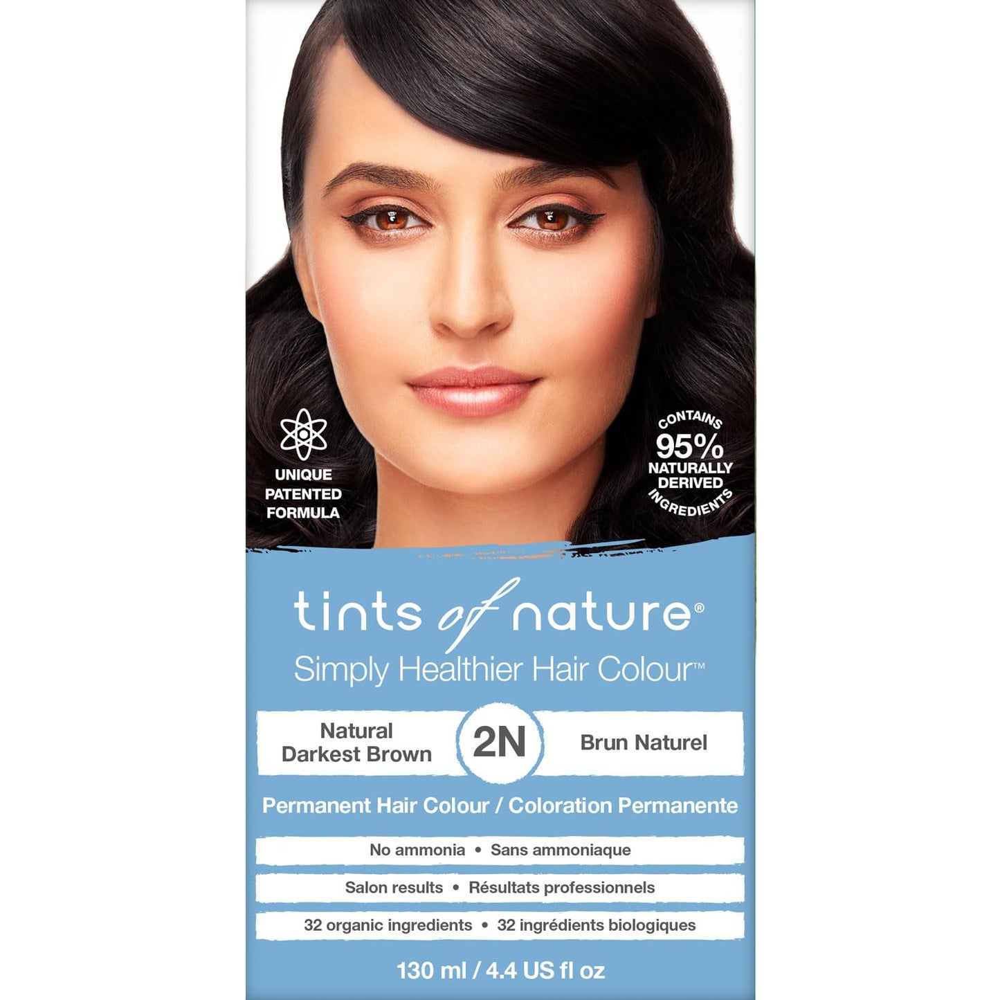 Tints of Nature - (2N) Natural Darkest Brown, 4 oz ( Multi-Pack) Beauty & Personal Care Tints of Nature