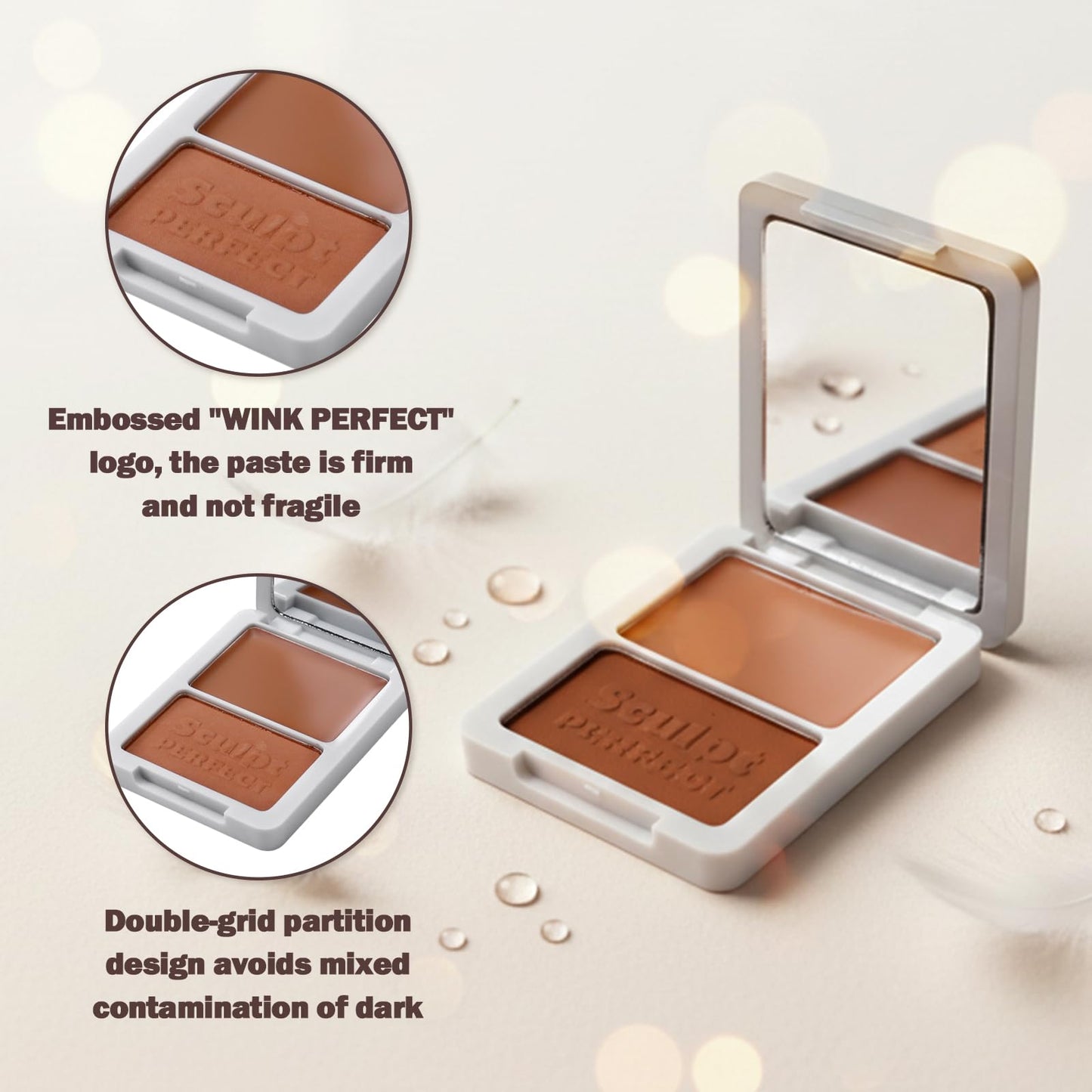 oz lab Sculpt Perfect Contour Bronzer Duo Palette - Matte Bronze Powder - Natural Sculpting & Warmth (03 SPICED SIENNA, Cream Contour: 0.09 oz / 2.5 g Beauty & Personal Care OZ LAB