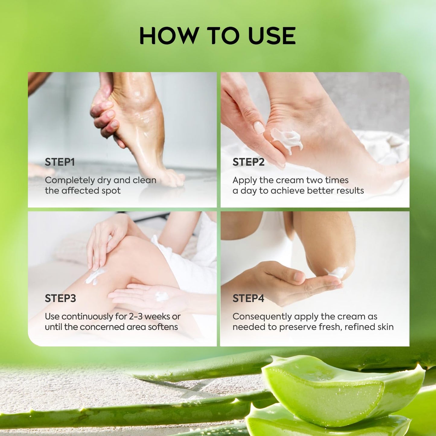 Vebuni Urea Cream 42% Foot Cream Salicylic Acid 4 Oz, Upgraded Callus Remover For Feet, Knees& Elbows, Intensive Moisturizes & Softens Skin Beauty & Personal Care Vebuni