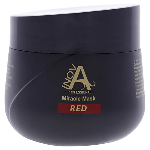 Inova Professional Color Revive & Enhance - The Miracle Mask - Color Deposit Red - Deep Conditioning Mask, 10.2 Fluid Ounce Beauty & Personal Care Inova Professional