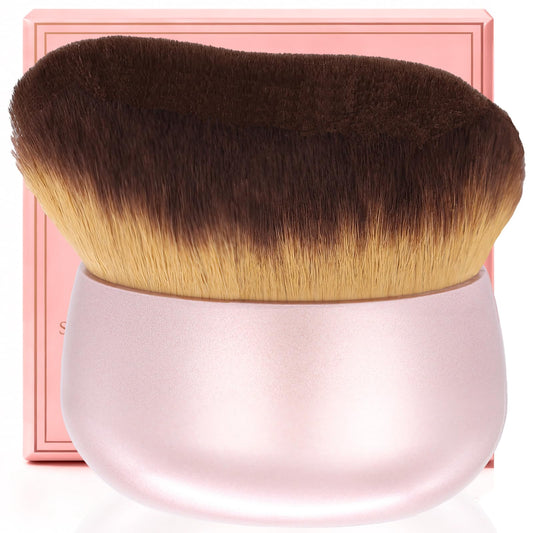 Extra Large Body Makeup Brush For Self Tanner, Leg Makeup &Bronzer Blend,75 mm Wide-headed Kabuki Brush Provides More Even &Pretty Application, Oval Beauty and Personal Care EOICCEOH Default Title
