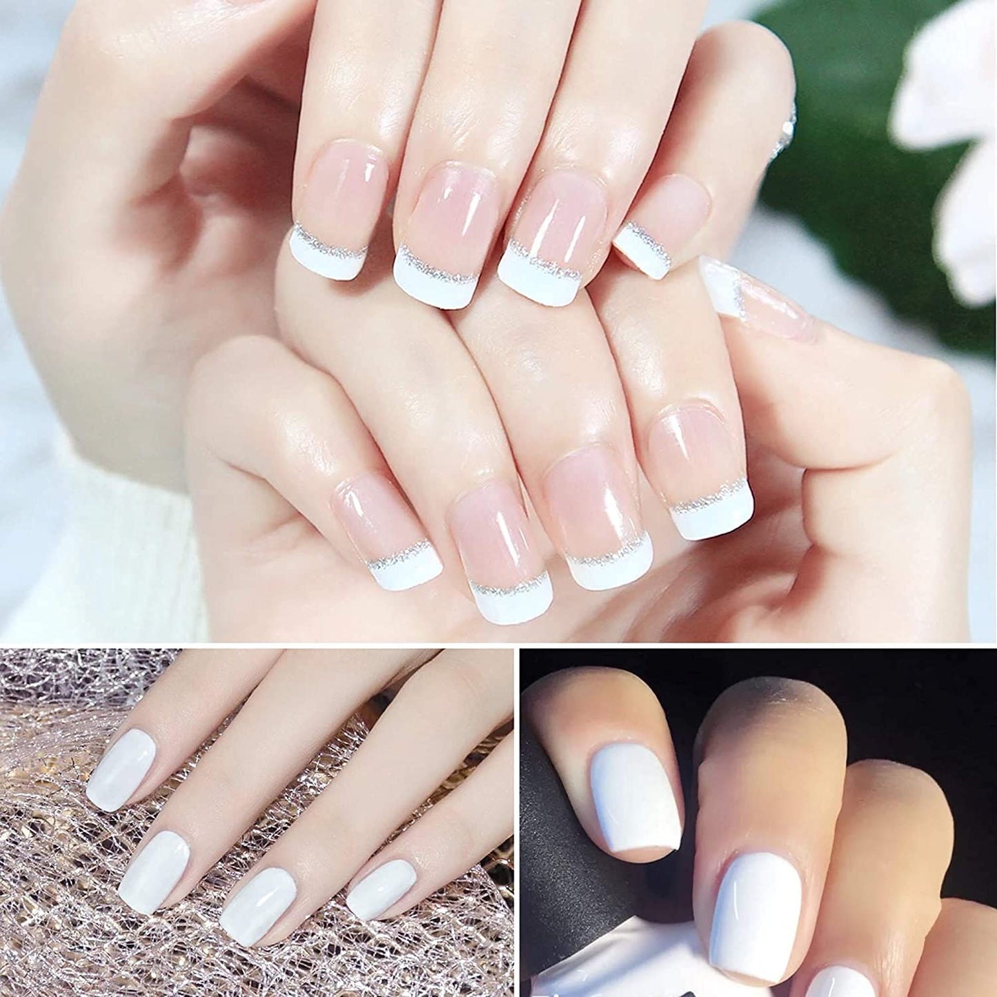 Gel Nail Polish Starter Kit - 6 Colors Gel Polish Set Base Top Coat, 36W LED Nail Dryer Lamp with Full DIY Gel Manicure Nail Tools by Vishine 8ml Beauty & Personal Care Vishine