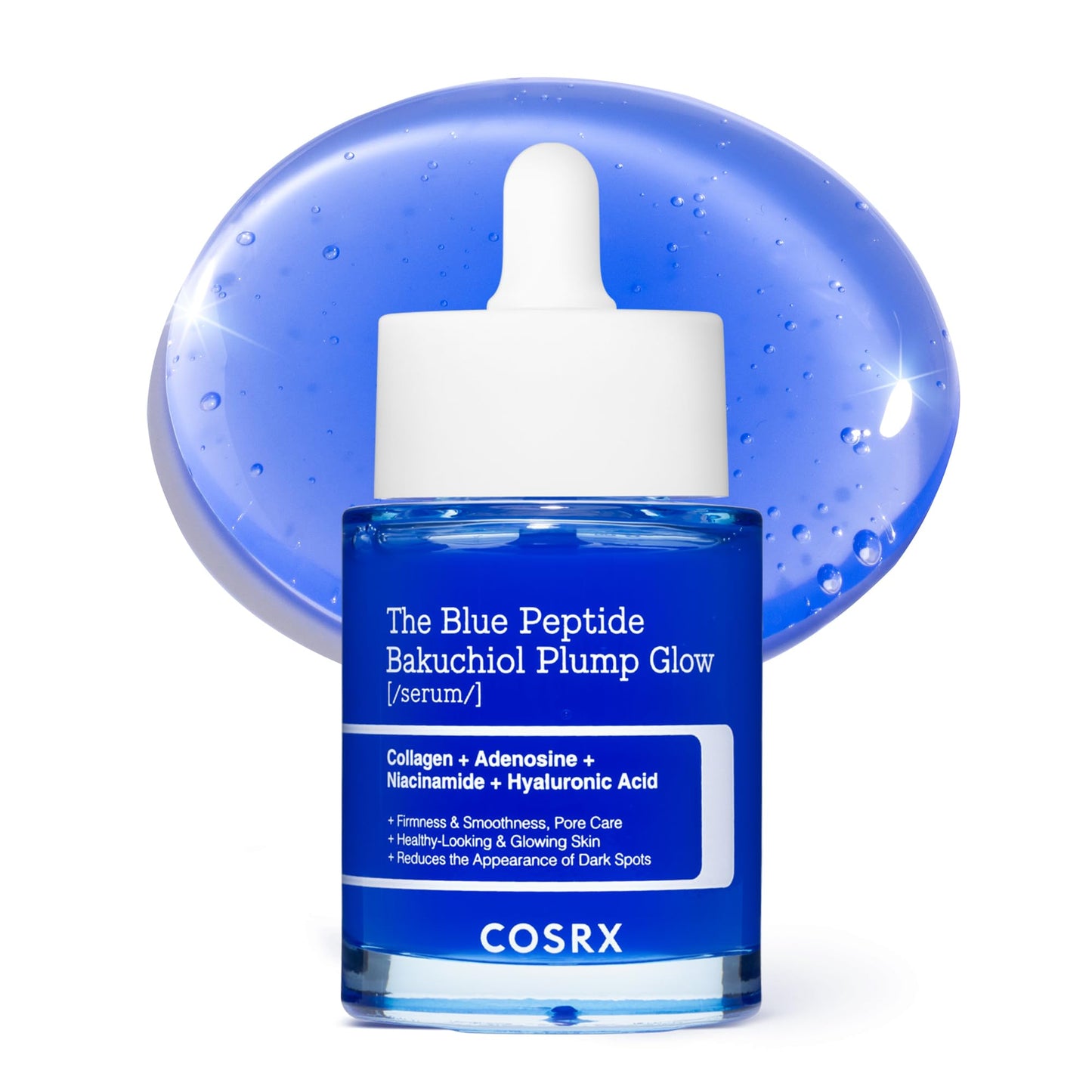 COSRX The Blue Copper Peptide Bakuchiol Serum, Korean Peptide Plumping Serum for Face, GHK-Cu Copper Peptides with Bakuchiol, Glow & Plump, Anti-aging Beauty and Personal Care COSRX