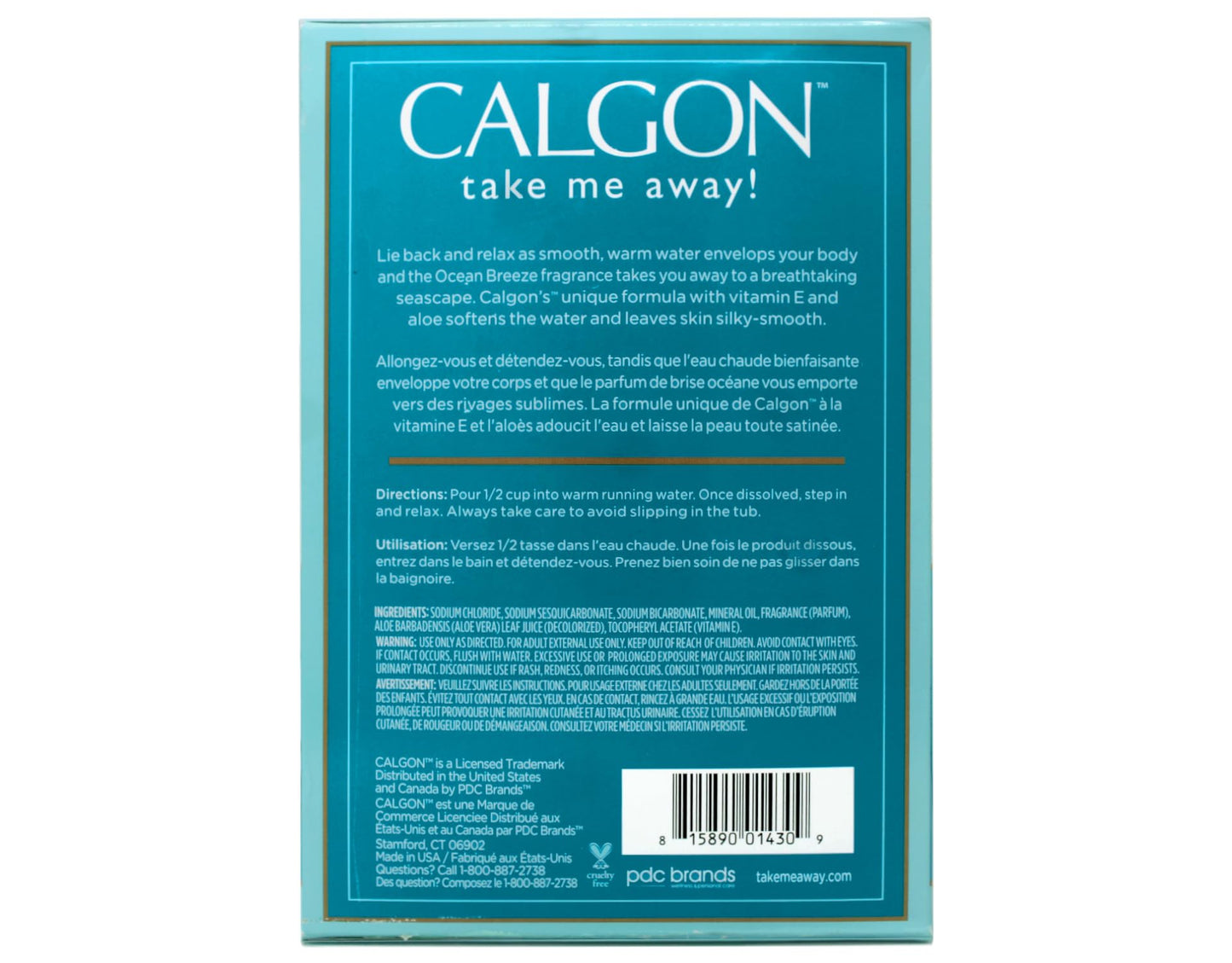 Calgon Ultra Moisturizing Bath Beads 30 Oz (Ocean Breeze, Pack of 3) Beauty and Personal Care Calgon