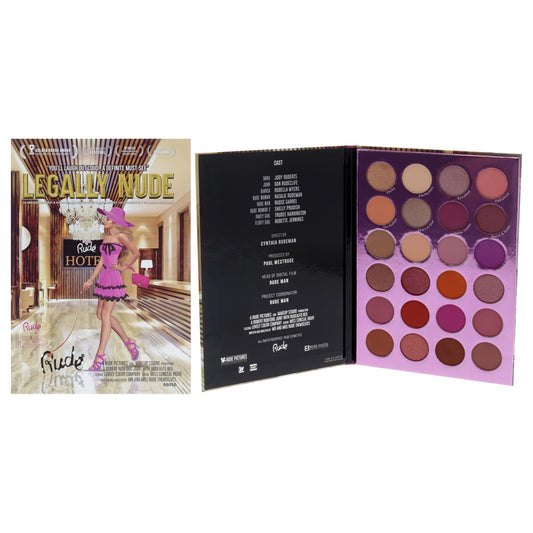Legally Nude 24 Eyeshadow Palette by Rude Cosmetics for Women - 0.98 oz Eye Shadow Beauty & Personal Care RUDE