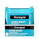 Neutrogena Hydro Boost Ultra-Soft Micellar Cleansing Wipes with Hyaluronic Acid, Hydrating Makeup Remover Wipes Remove Dirt & Waterproof Makeup Beauty & Personal Care Neutrogena