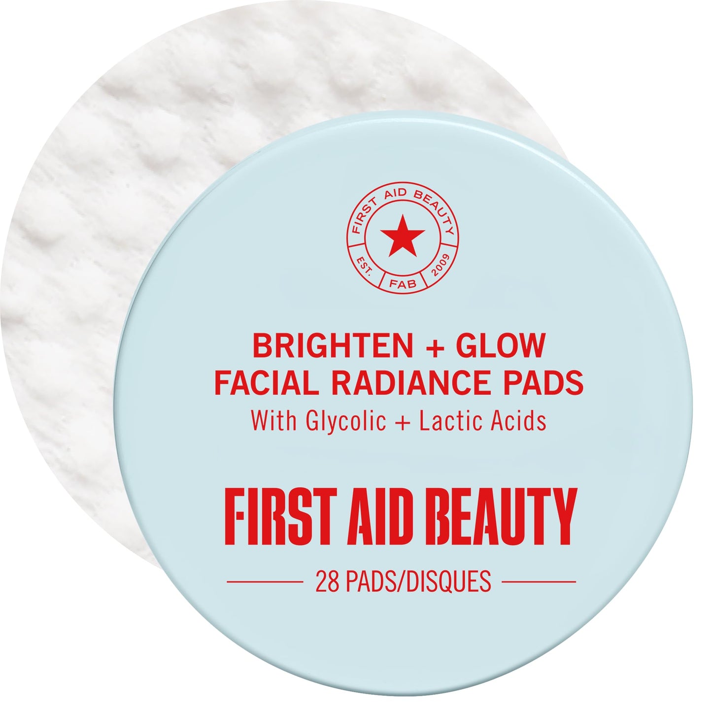 First Aid Beauty Brighten & Glow Facial Radiance Pads, with Glycolic & Lactic Acids - Daily Facial Treatment Pads - Tones & Brightens while Minimizing Beauty and Personal Care First Aid Beauty