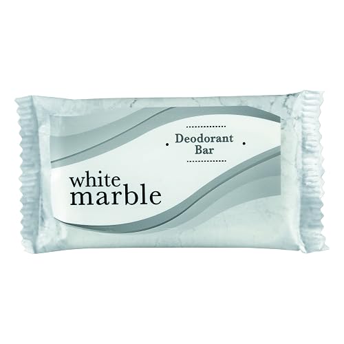 Dial Amenities 00184A Individually Wrapped Deodorant Bar Soap, White, # 3/4 Bar (Case of 1000) Beauty & Personal Care White Marble