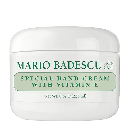Mario Badescu Special Hand Cream with Vitamin E for Men and Women, Non-Greasy, Light and Fast-Absorbing Hand Cream for Dry Cracked Hands, Ideal Beauty & Personal Care Mario Badescu