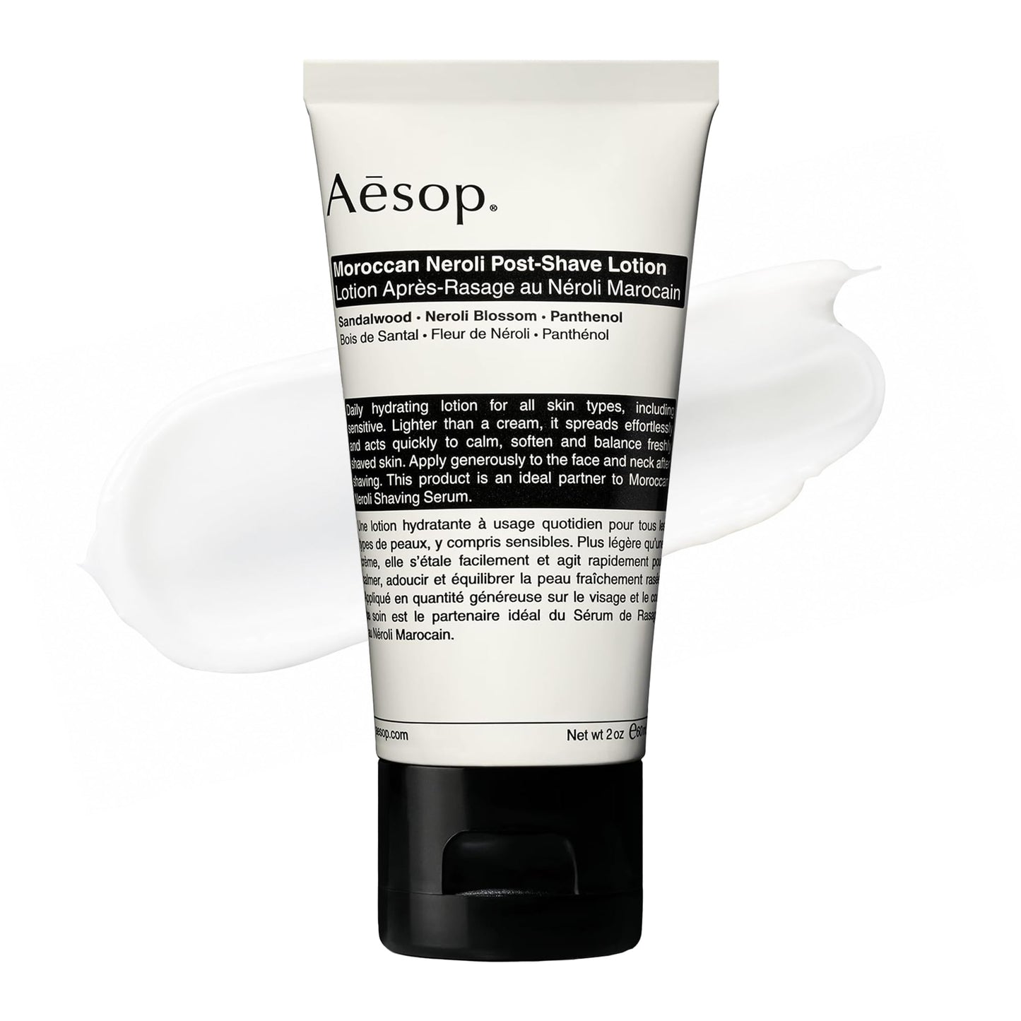 Aesop Moroccan Neroli Post Shave Lotion - Unisex Daily Hydrating Lotion Boosted With Botanical Oils - Calms & Soothes the Skin - 2oz / 60mL Beauty and Personal Care Aesop