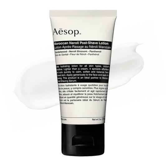 Aesop Moroccan Neroli Post Shave Lotion - Unisex Daily Hydrating Lotion Boosted With Botanical Oils - Calms & Soothes the Skin - 2oz / 60mL Beauty and Personal Care Aesop