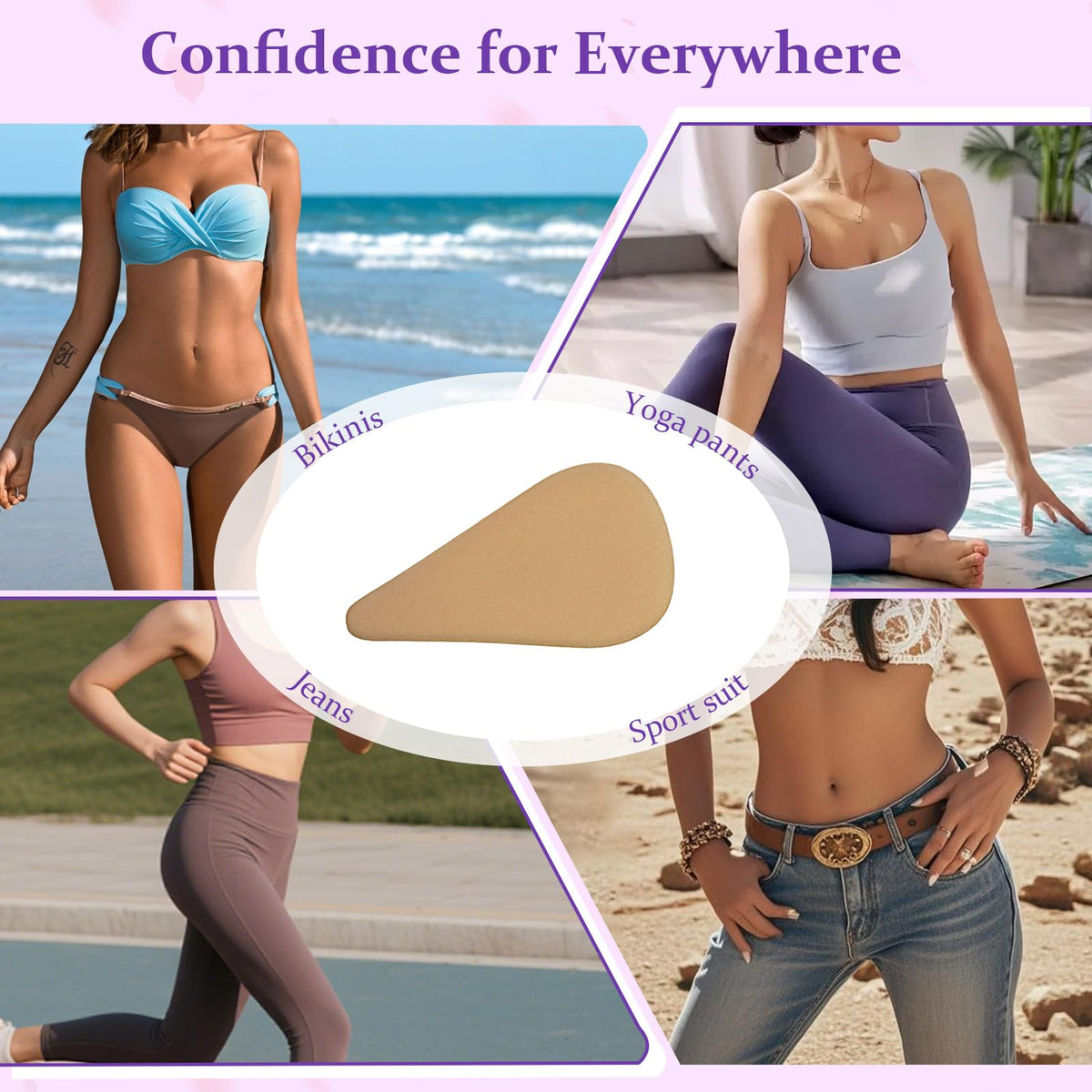 Camel Concealer, Reusable Seamless Camel Hider, Anti Cover Silicone Insert, Invisible Frontal Wedgie Cover, Traceless Underwear Guard