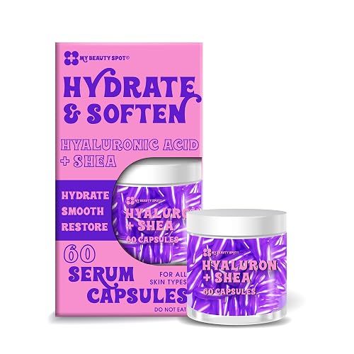 My Beauty Spot Facial Serum Capsules 60pcs Anti Wrinkle Soothening Vitamin C Serum, Hylunaric Acid Serum, Collagen Serum for Face Anti Aging Anti Beauty & Personal Care My Beauty Spot