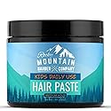 Rocky Mountain Barber Company Kids Hair Styling Paste for Boys - Large 4 oz Tub - Medium Hold Gel for All Hairstyles - Citrus Scent Beauty & Personal Care Rocky Mountain Barber Company