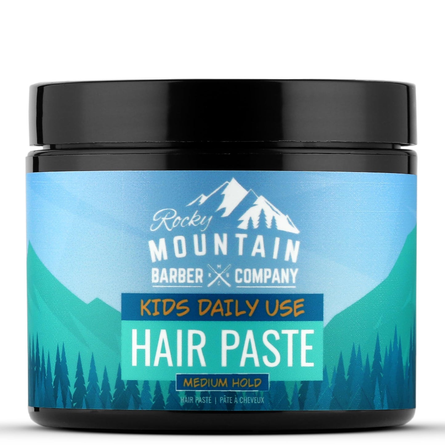 Rocky Mountain Barber Company Kids Hair Styling Paste for Boys - Large 4 oz Tub - Medium Hold Gel for All Hairstyles - Citrus Scent Beauty & Personal Care Rocky Mountain Barber Company