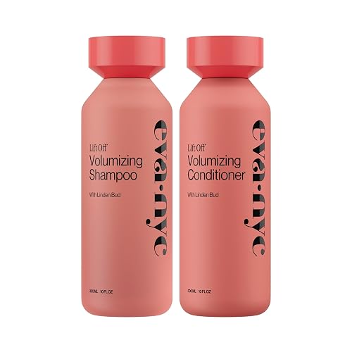 Eva NYC Volumizing Shampoo and Conditioner Set for Thin, Fine Hair - Instant Volume and Thicker- Looking Strands - Hydrate Hair - Sulfate + Paraben Beauty & Personal Care EVA·NYC