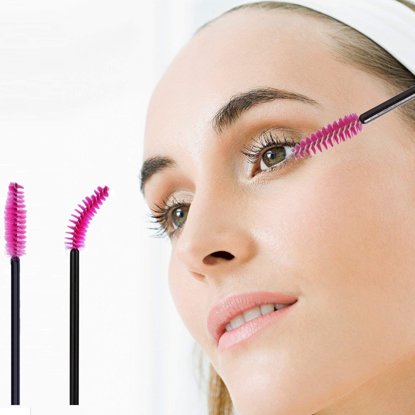 3x100 Packs- Lint Free Lash Extension Eye Gel Patches & Glue Rings Holder Eyelash Extension Rings & Eyelash Mascara Brushes Wands Beauty & Personal Care Voncasen