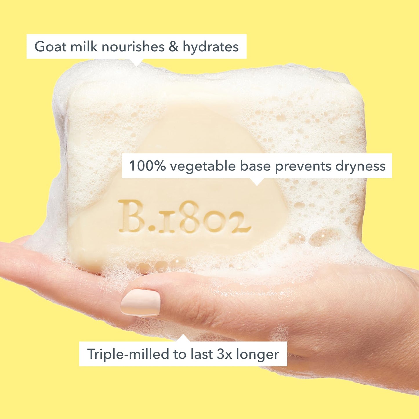 Beekman 1802 Goat Milk Soap Bar with Botanical Oils & Shea Butter - 9 oz - Gently Moisturizes, Exfoliates, and Nourishes for Soft, Healthy Skin Beauty & Personal Care Beekman 1802