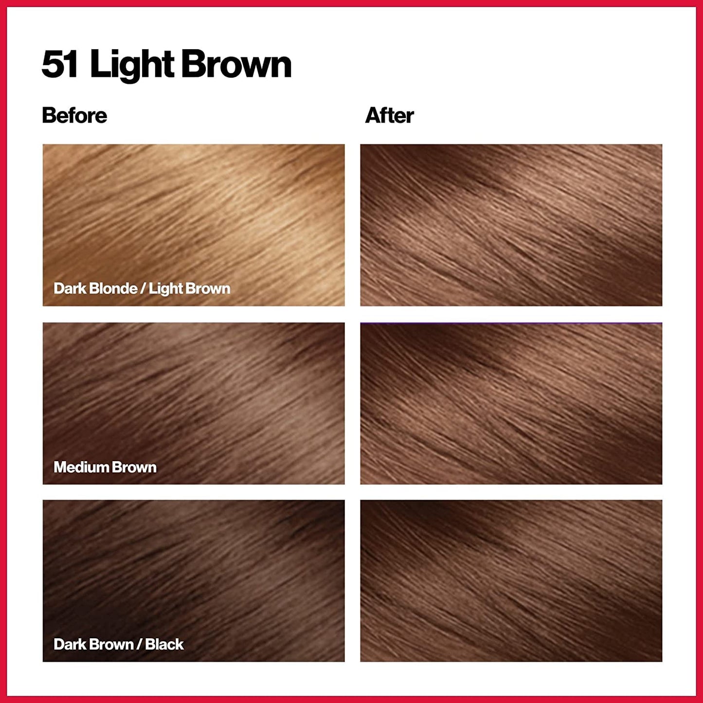 Revlon Colorsilk #51 Light Brown (Pack of 3) Beauty & Personal Care REVLON