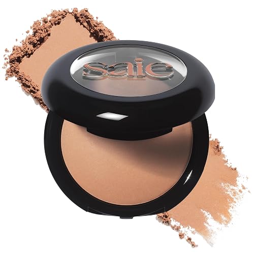 Saie SuperSuede Radiant Baked Bronzer Powder - Hydrating, Long-Lasting + Blurring Powder Bronzer for a Warm, Natural Glow - With Squalane + Jojoba Beauty & Personal Care Saie