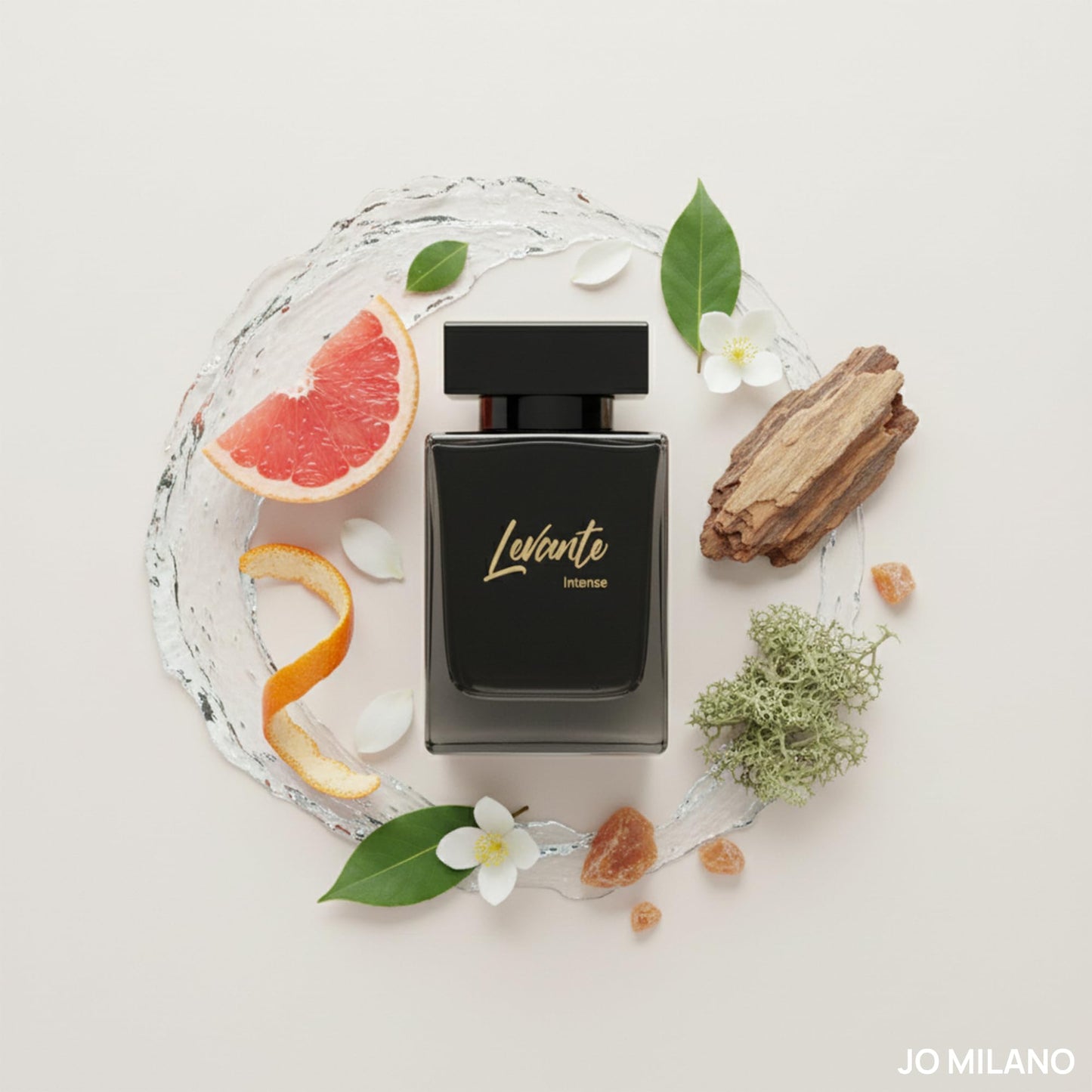 Jo Milano Levante Intense Eau De Parfum Spray | 3.4 oz (100ml) | Fresh, Oud, Amber, Patchouli, Citrus Scent | Long Lasting Fragrance for Men Beauty & Personal Care Jo Milano