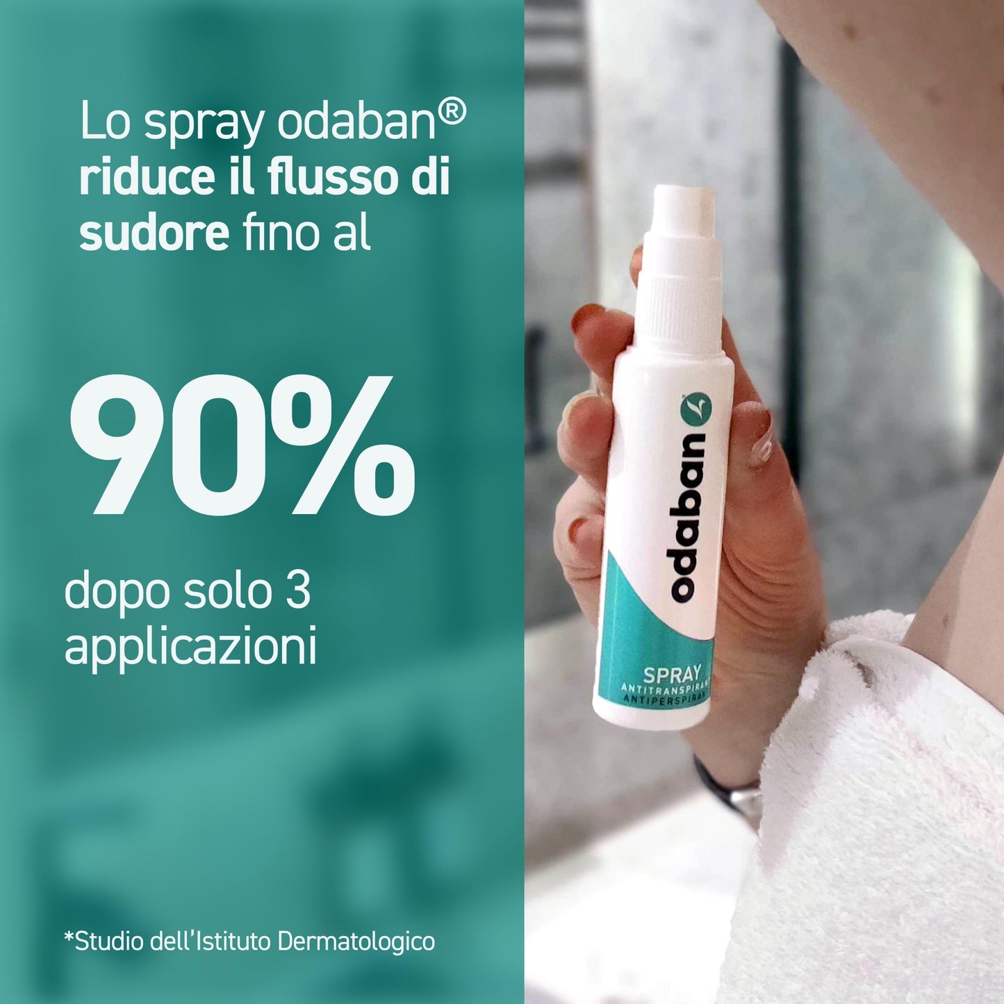 Odaban Antiperspirant Spray, Clinical Strength Aluminium Chloride Strong Antiperspirant Hyperhidrosis Treatment for Excessive Sweating, Fragrance-free Beauty and Personal Care ODABAN ANTIPERPSPIRANT