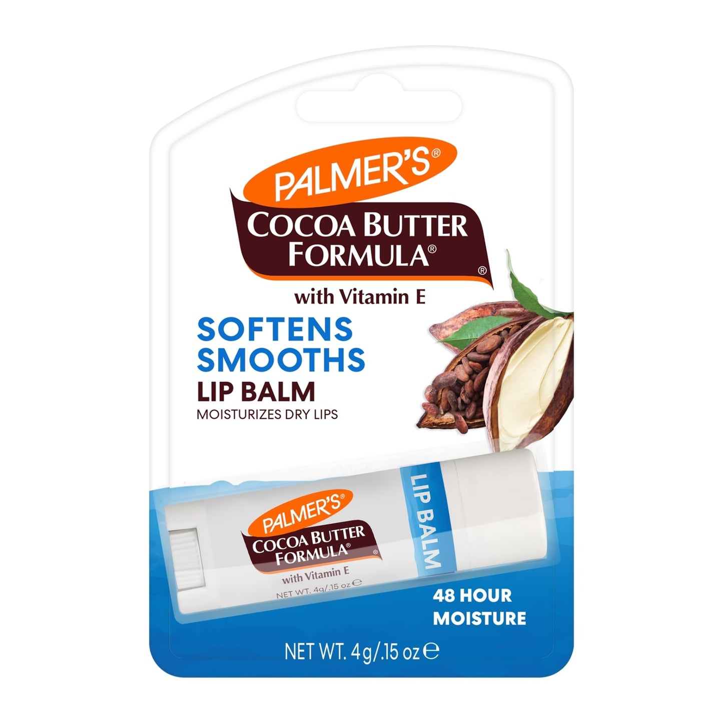 Palmer's Cocoa Butter Formula Lip Balm, All-Day Moisturization, Beach Bag Must-Have, Hydrates Dry, Cracked Lips (Pack of 1) Beauty and Personal Care Palmer's