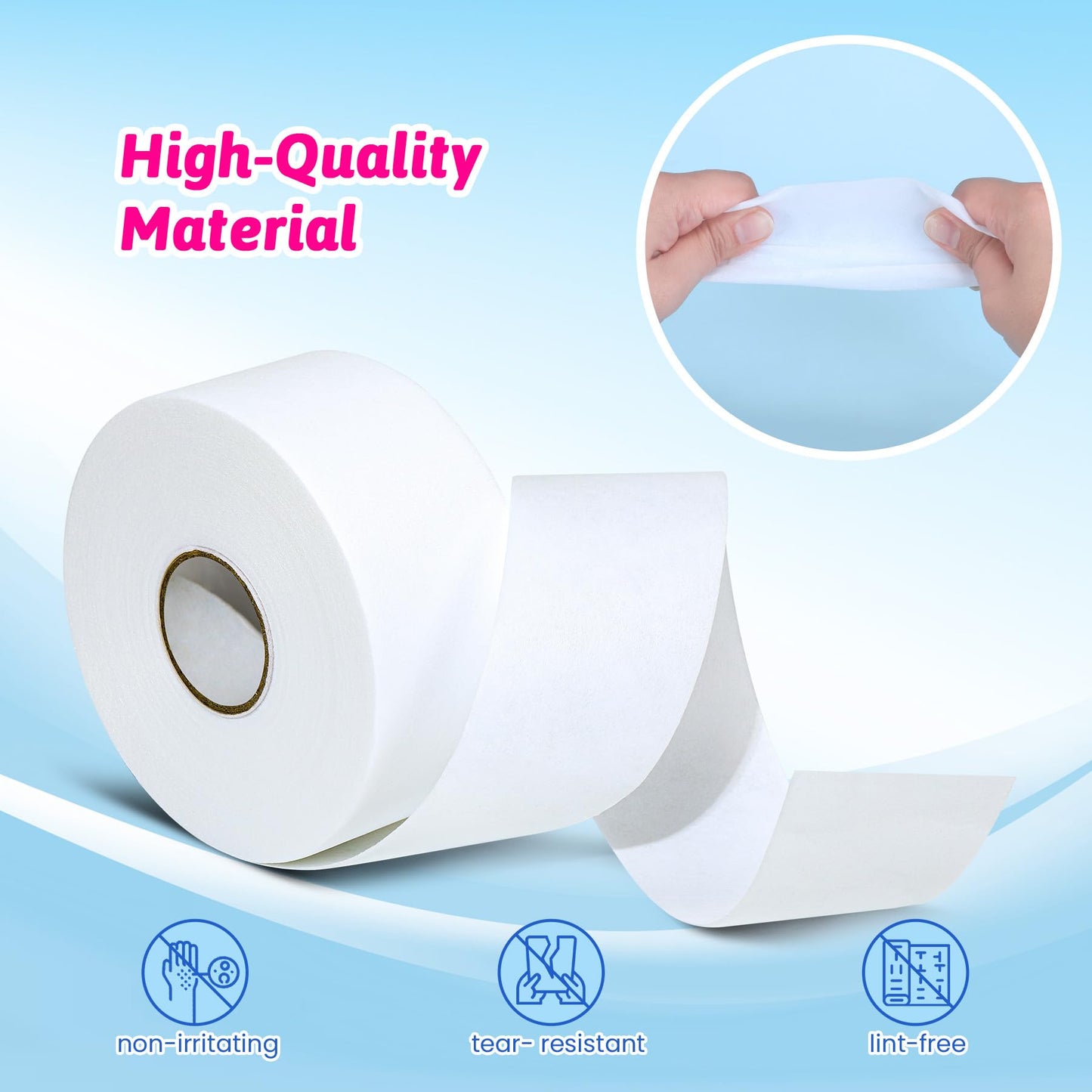 Mirucoo Non-woven Wax Strip Roll for Body and Facial Hair Removal, 2.75" x 100 Yards Pack Epilating Roll Beauty & Personal Care MIRUCOO