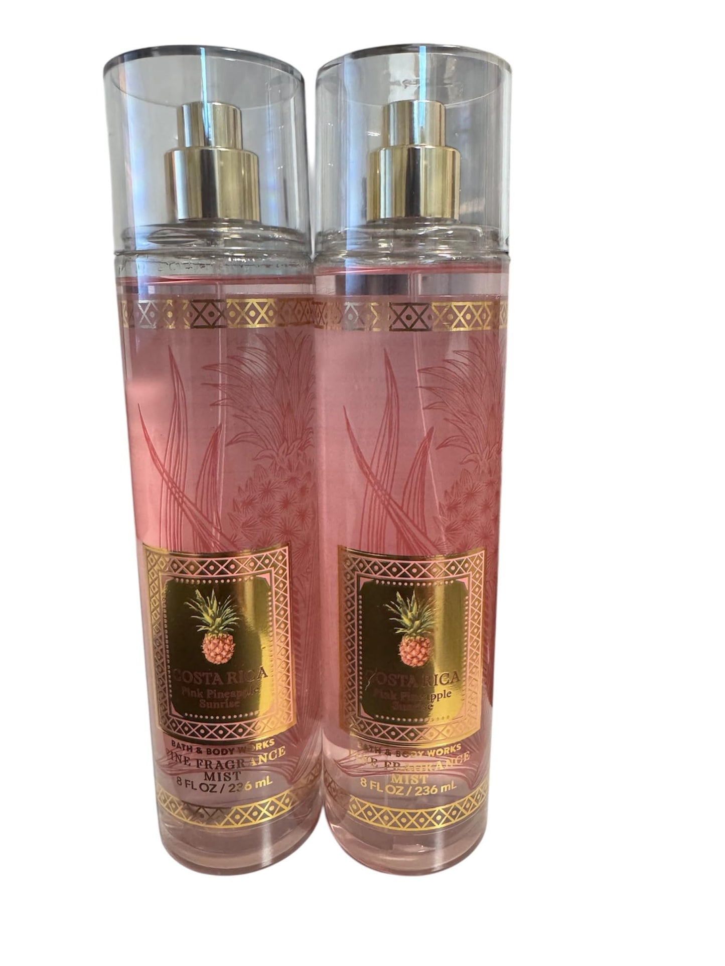 Bath & Body Works Fine Fragrance Mist, Set of 2 Bottles, 8oz Per Bottle (Pink Pineapple Sunrise) Beauty & Personal Care Bath & Body Works