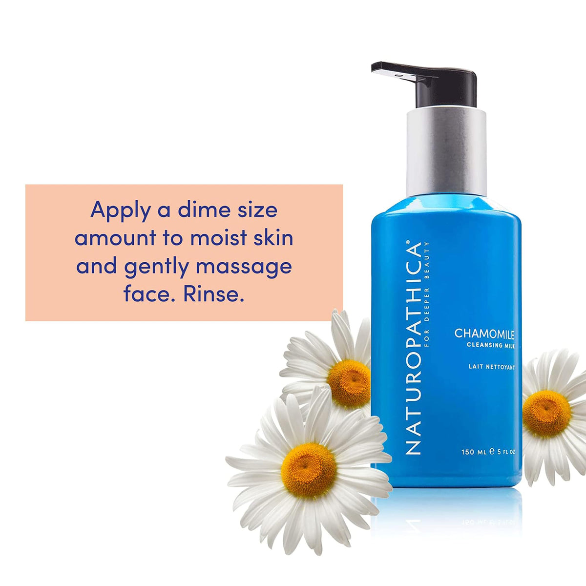 Naturopathica Chamomile Cleansing Milk, Gentle Facial Cleanser for Dry and Sensitive Skin, Antioxidant Rich Face Wash for Men & Women, 5 fl oz Beauty & Personal Care Naturopathica