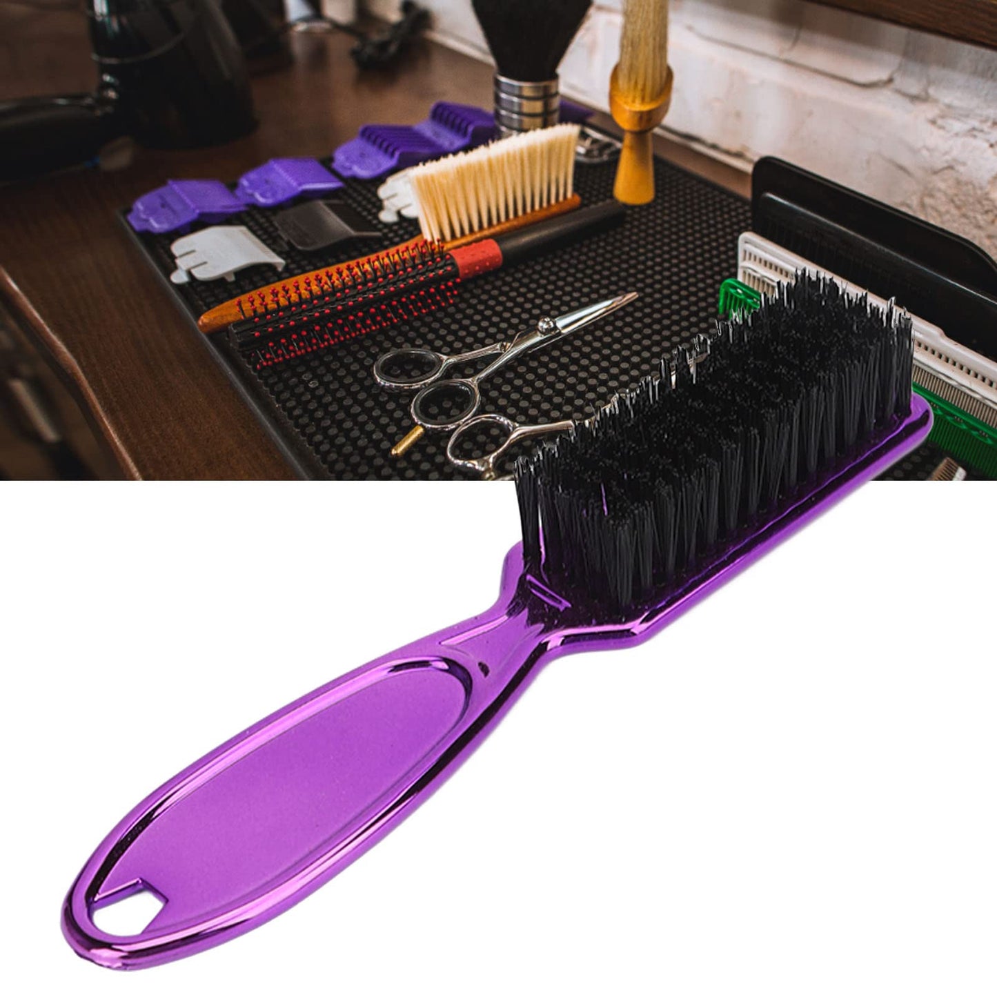 Men's Beard Styling Brush with Ergonomic Grip Dual Action Comb for Sensitive Skin,Travel Friendly Grooming Kit Beauty and Personal Care Pongnas