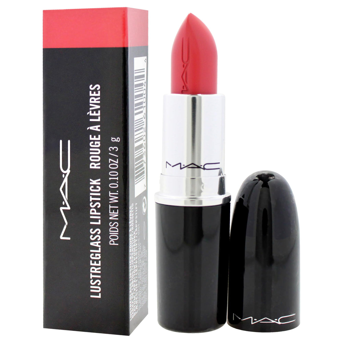 Lustreglass Lipstick - 520 See Sheer by MAC for Women - 0.1 oz Lipstick