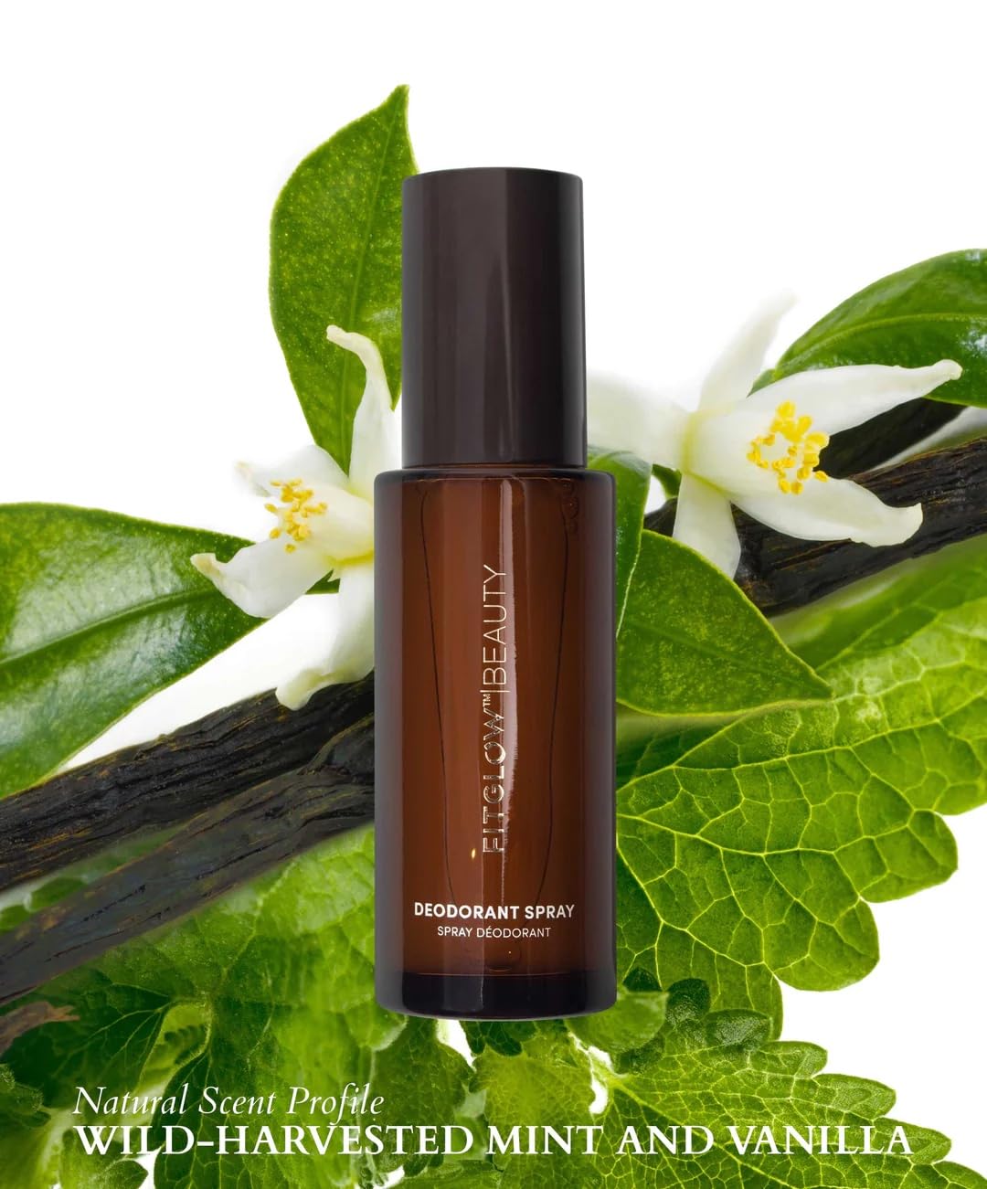 Fitglow Beauty Deodorant Spray - Natural Aluminum-Free Deodorant for Sensitive Skin - Long-Lasting Odor Protection with Plant Extracts - Non-Staining Beauty and Personal Care FITGLOW
