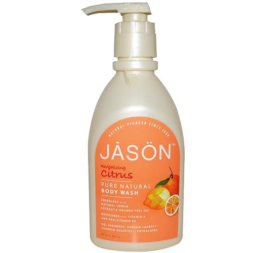 Jason Natural Products Body Wash Citrus Satin 30 Fluid Ounce - 5 Pack Beauty & Personal Care JASON
