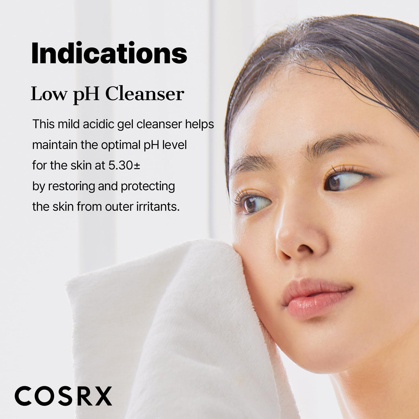 COSRX Low pH Good Morning Gel Face Cleanser, 5.07 fl oz, BHA Face Wash, Daily Mild Face Cleanser for Sensitive Skin, PH Balancing, Korean Skin Care Beauty & Personal Care COSRX