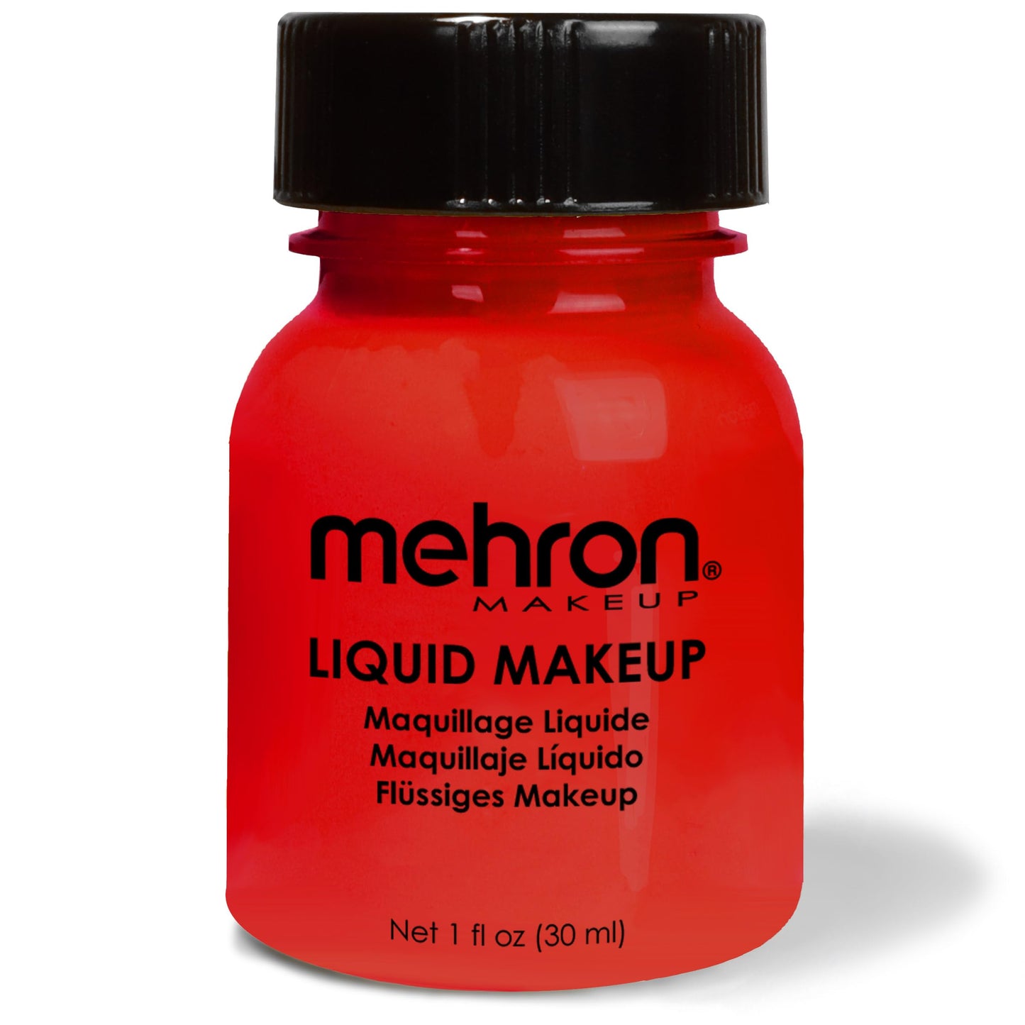 Mehron Makeup Liquid Makeup | Face Paint and Body Paint Perfect for Halloween, Cosplay I Air Brush Compatible Body Paint (1 oz) (RED) Beauty & Personal Care Mehron