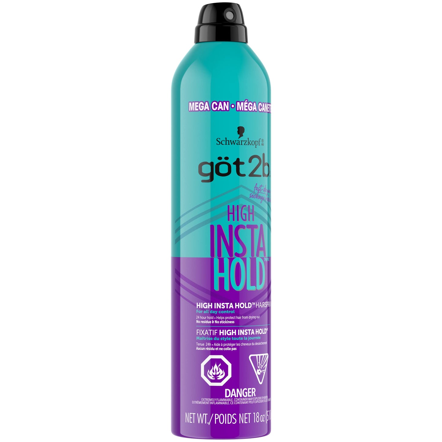 Got2b High Hold Hair Spray Mega Can, 18 Oz Beauty & Personal Care Got2B