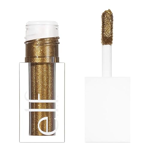 e.l.f. Liquid Glitter Eyeshadow, Long Lasting, Quick-Drying, Opaque, Gel-Based Eyeshadow For Creating High-Impact, Multi-Dimensional Eye Looks, Dirty Beauty & Personal Care e.l.f.